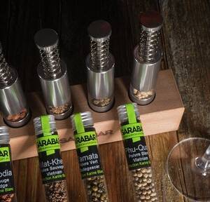 Bar à Poivres (avec une sélection de 4 poivres incontournables)