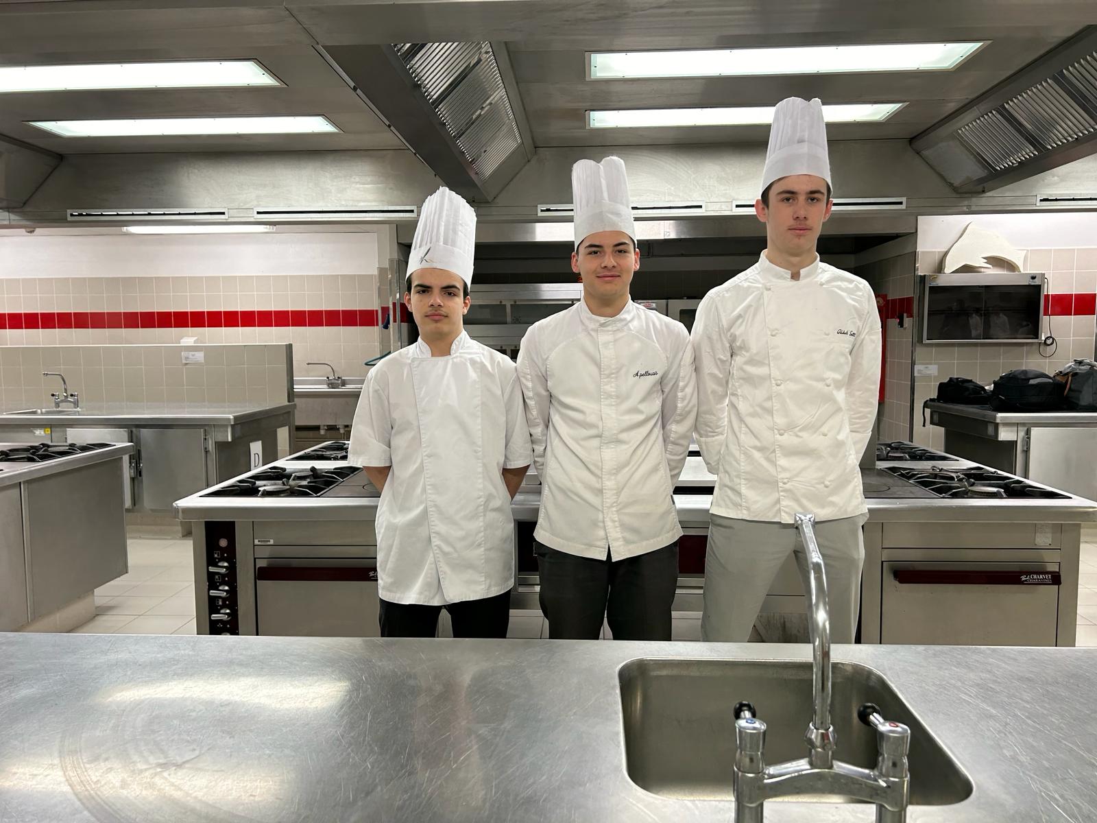 les 3 gagnants du Challenge cuisine Sarabar